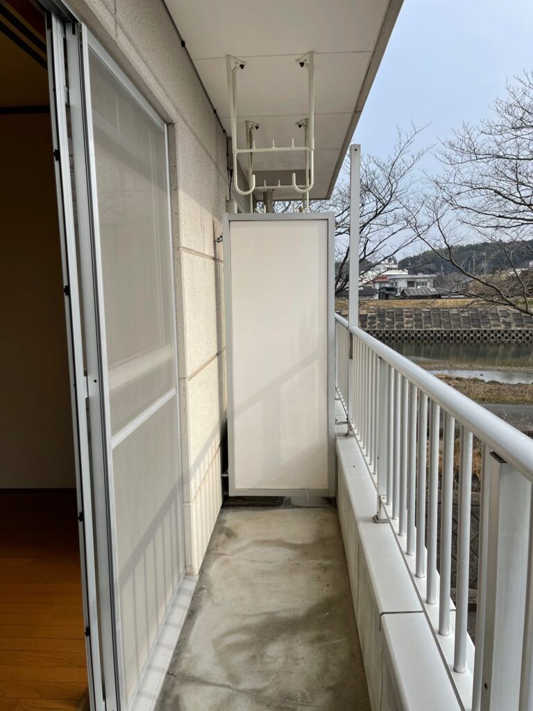 あけぼの荘バルコニー