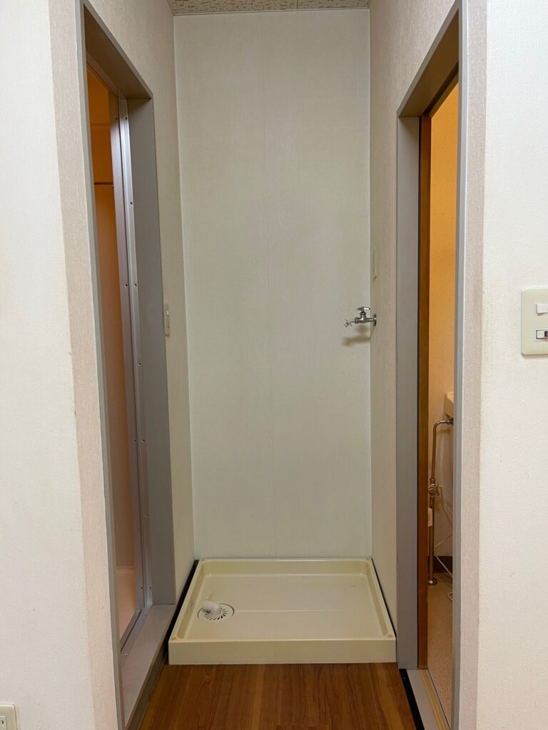 あけぼの荘洗濯機置き場